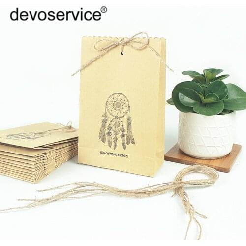 2020 New Kraft Paper Fresh Gift Bags Hand Bag Gift Bag Gift Box Carton Candy Wedding Box Chocolate Boxes For Packaging Paper Bag