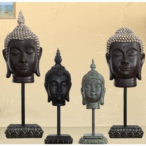 Wholesale Buddha figure # TOP efficacious HOME family ROOM Protection Talisman # Retro Buddhism FENG SHUI Buddha statue--40CM