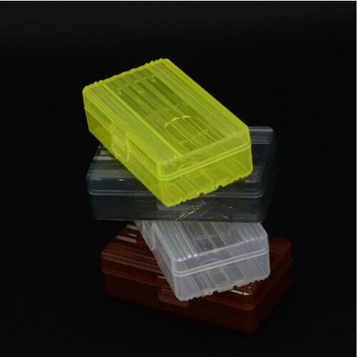 MasterFire 500pcs/lot Plastic 18650 16340 CR123A Battery Holder Storage Box Case 2 Slots Batteries Cover Holder with hook