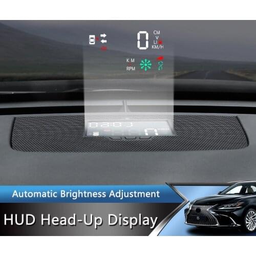 QHCP Head Up Display Digital HUD Speed Safe Drive Hidden HD Projector Screen For Lexus UX260H 200 2019 Auto Interior Accessories