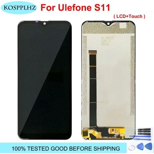 6.1inch 100% Original Tested for ulefone s11 LCD Display+Touch Screen Assembly Digitizer Replacement For S 11 +tools