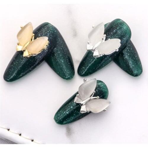 1 Pack 3D Butterfly Nail Art Decorations Acrylic Alloy Metal Butterfly Jewelry Decors Tips Nails Manicure Accessorie Tool