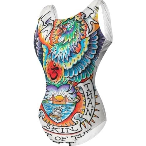 Women 2021 Exotic Vintage Bikinis Ed Hardies (7) Women Swimsuit Dress Sets Women Beach Wear