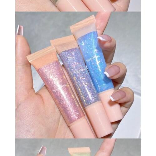 Liquid Glitter Eyeshadow Long Lasting Shining Shimmer Makeup Tool for Party Festival Makeup