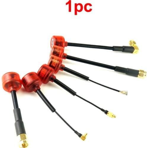 1pc RUSH Cherry 5.8G RHCP Antenna FPV Image Transmission SMA/MMCX/IPEX Straight/Bend Mushroom Antenna for RC Drone Accessories