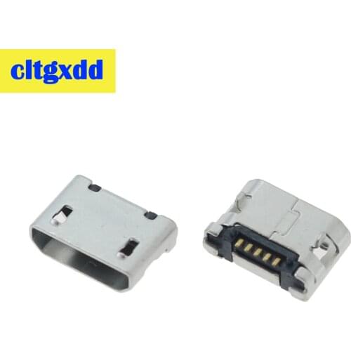 10pcs 5Pin Micro USB Jack Sockect Connector Port For Mobile Phone Router Bluetooth Speaker USB Charging Socket 5P Female