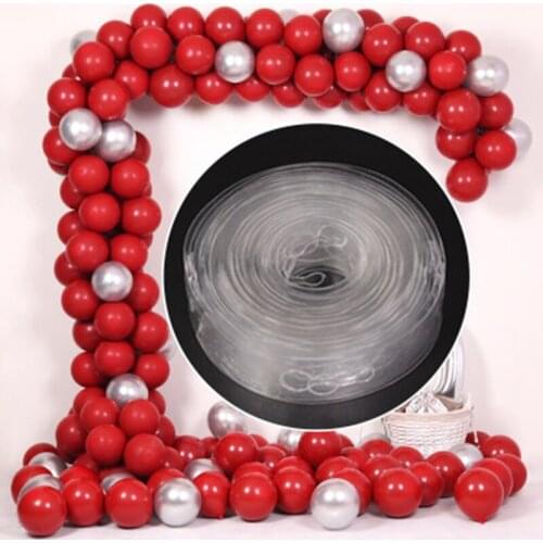 5M Balloon Chain for Wedding Decoration Birthday Party Balloons Accessories Holder Backdrop Chain Arch Decor Balloon Stand