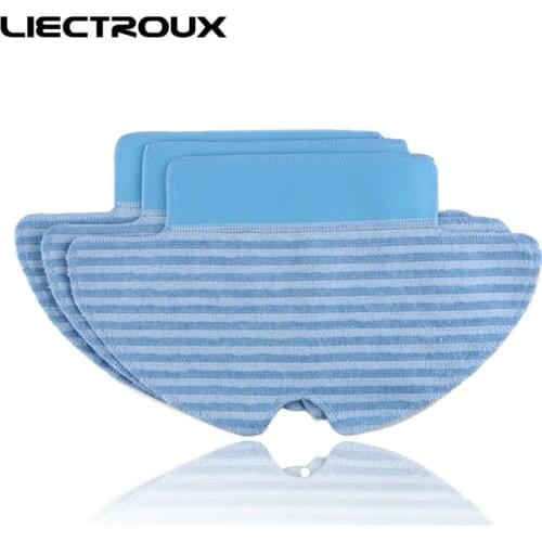 5pcs Mop cloths (For B3000 PLUS B2005 PLUS) Mop for LIECTROUX Robot Vacuum Cleaner with Water Tank (Wet and Dry Mopping)