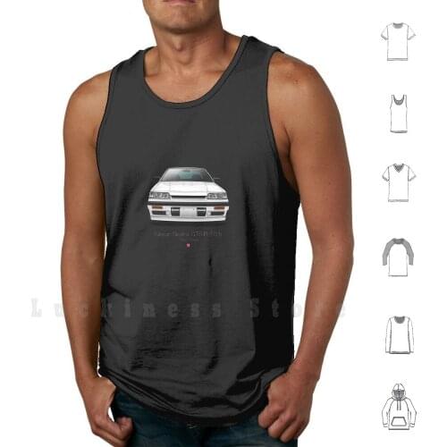 Nissan Skyline Gts - R ( R31 ) tank tops vest sleeveless Nissan Skyline R31 Gtr Japanese Sport Car Vector