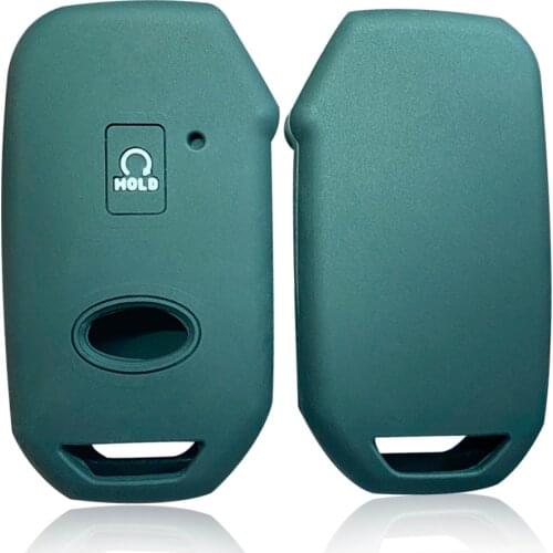 Car Key Cover Case For Kia K5 2019 2020 Sportage R Stinger Sorento Cerato Silicone Key Fob Protect Skin Set Cover Case Holder