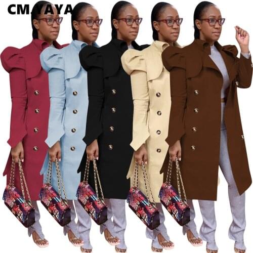 CM.YAYA Women's Classic Trench Coats