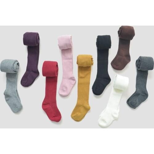 0-6Years Children Pantyhose Socks Spring Autumn Winter Bowknot Tights Baby Girls Pantyhose Kids Infant Knitted Collant Tights