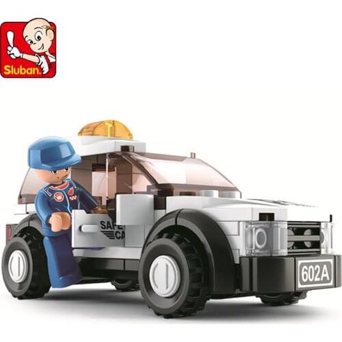 Sluban New Formula Racing B0350 Childrens Plastic Assembled Educational Building Block Toys 96pcs Childrens Toy Car