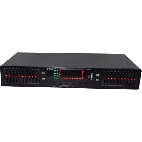 Free Shipping Digital HD Equalizer Hifi Home Bluetooth EQ Equalizer built-in USBhome stage equalizer dual 10 segments EQ-898