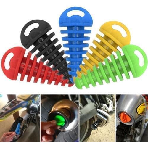 Motorcycle exhaust muffler Wash Plug silencer wash pipe protector Dirt Pit ATV Bike Silencer For Kawasaki Yamaha BMW Honda