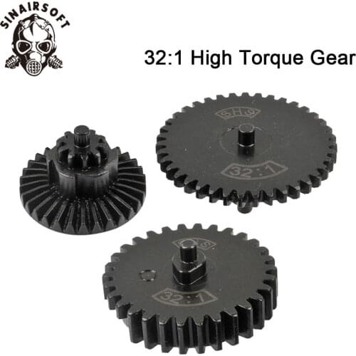 Hot High quality Tactical 32:1 Infinite Torque Up Gear Set Fit AEG Airsoft M4 AK Gearbox For Hunting Paintball shooting