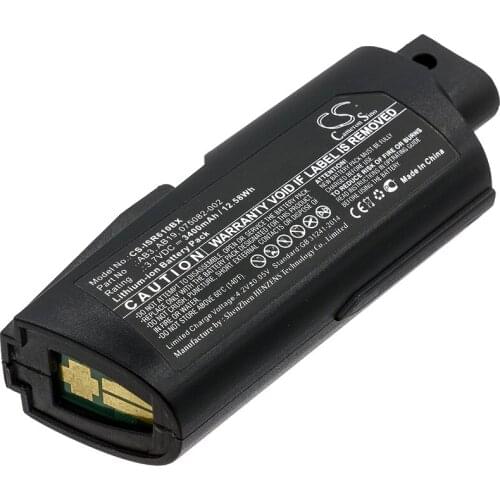 Cameron Sino Barcode Scanner Replacement Li-ion Battery 3400mAh For 075082-002 Socket Mobile IP30, SR61, SR61T Free Tools