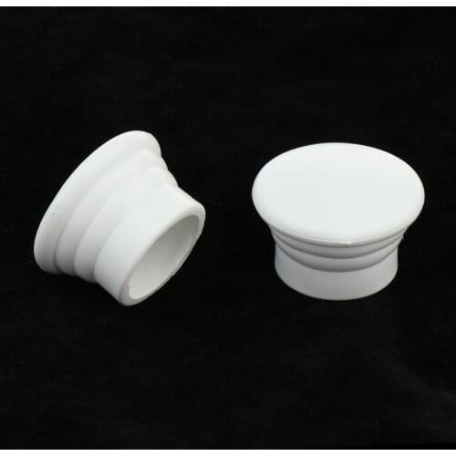 Pack of 2 Window Curtain Rod End Cap Drapery Drape Pole Finals Head Fit for Home Office