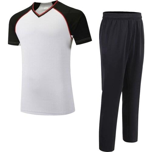 Summer Men Basketball Referee Clothing 2pcs Sets Breathable Quick-Drying Basketball Judge Uniform Short-Sleeved Shirts Trousers