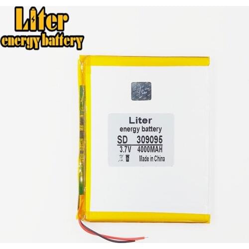 Best battery brand Size 309095 3.7V 4000mah Lithium Tablet polymer with Protection Board For PDA PCs Digital Prod