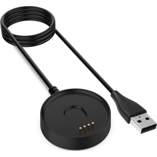 2021 100cm Charger Magnetic USB Watch Fast Bracelet Charger Cradle Charging Dock Cable for Ticwatch E2/S2 Smart Watch