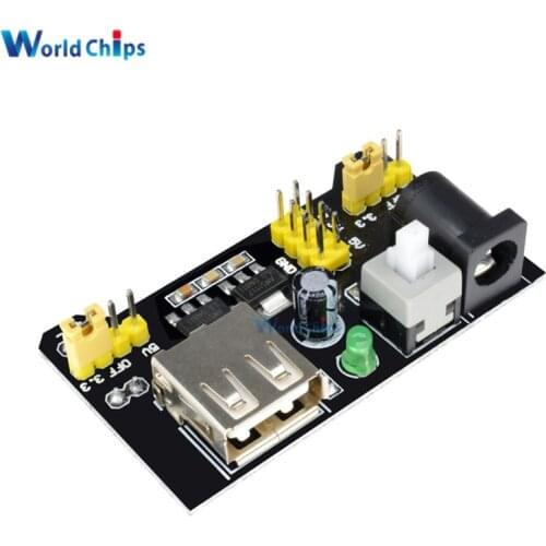 MB102 Breadboard Power Supply Module 3.3V 5V For Arduino Solderless Bread Board Voltage Regulator DIY