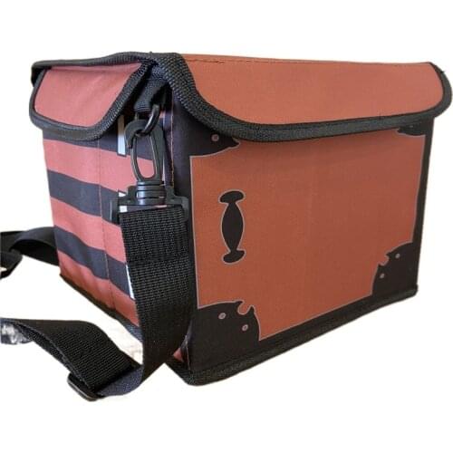 Fashion Cosplay Anime Demon Slayer Extermination The Bean Box Backpack Creative Canvas Printing Foldable Knapsack Wholesale