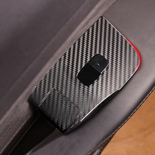 My Good Car Window panel carbon fiber decorative sticker protection film for Tesla model 3 Car accessories