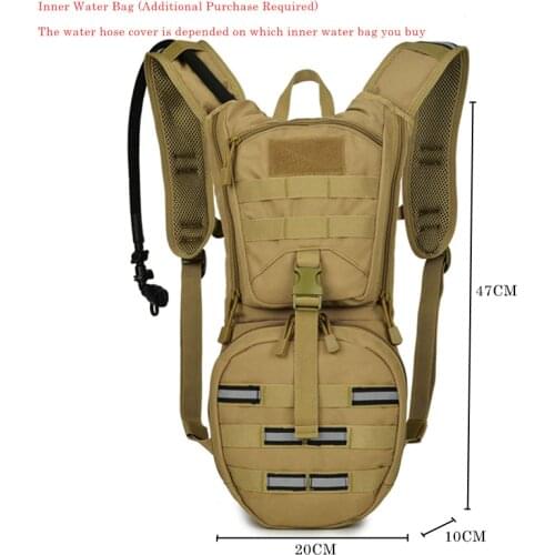 3L Men climbing Backpack Mountaineering Travel Bags Backpack Without Water Bag For Hiking Camping Riding Outdoor Sport