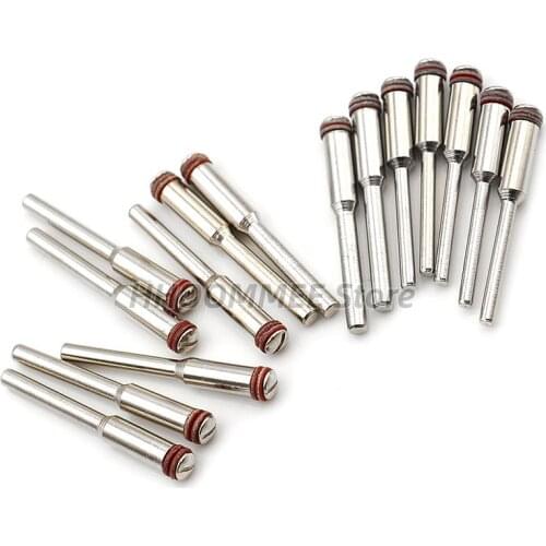 New 5Pcs 2.35mm 3.0mm 3.17mm Steel Screw Mandrel Shank Cut-off Wheel Holder For Dremel Shaft Tool Shaft Length 35mm