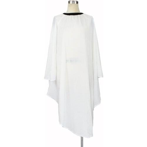 White Color Hair Cape In Elegant Design Hairdressing Salon Gown Barber Shop Hairdresser Hair Cutting Cloth Hairdressing Cape