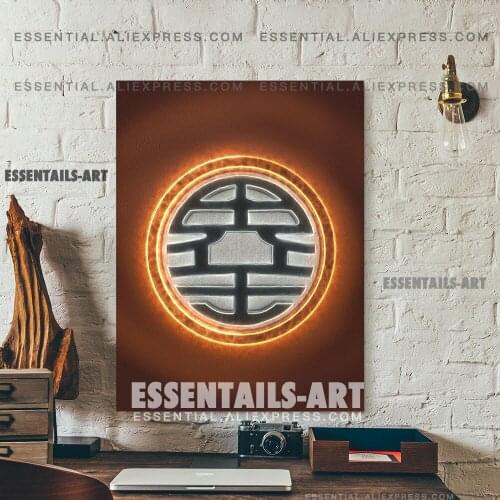 Kaio Sama Emblem Poster Canvas Wall Art Painting Decor Pictures Bedroom Study Living Room Home Decoration Prints