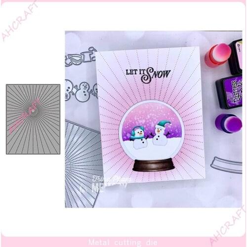 Radiation Frame Metal Cutting Dies for DIY Scrapbooking Photo Album Decorative Embossing PaperCard Crafts Die2021