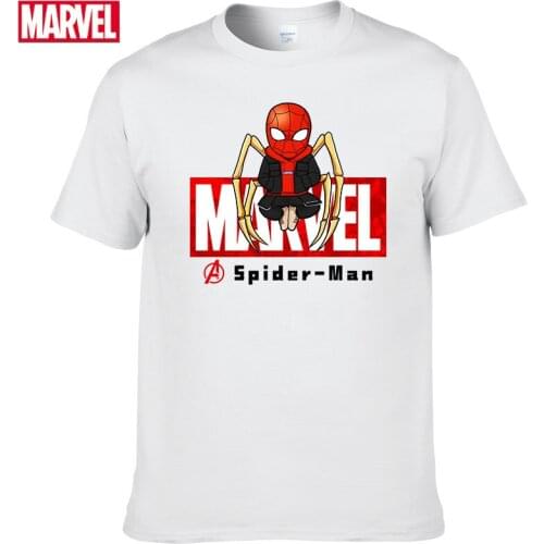 Marvel The Avengers Spider Man t shirt short sleeve t-shirts Summer Men t-shirt graphic t shirts Womens cotton t-shirt #123