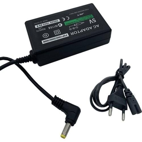 For PSP Charger 5V AC Adapter EU/US/UK Plug Home Wall Charger Power Supply Cord for Sony PSP 1000 2000 3000
