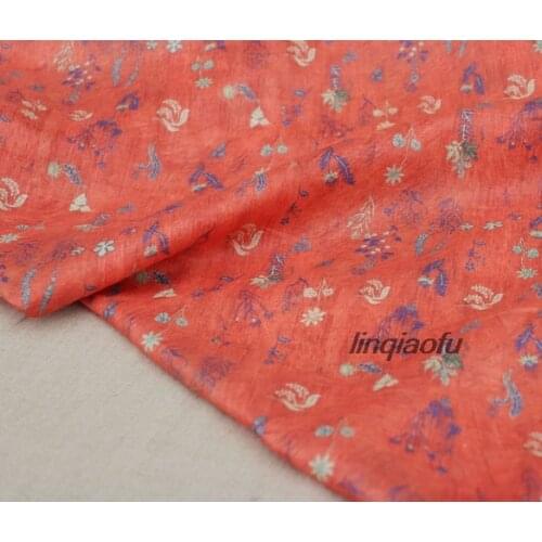 Special original womens fabrics Clear high-grade printed burlap material