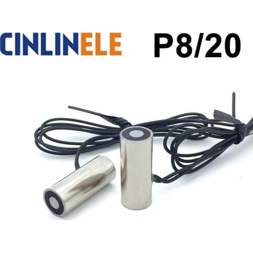 D8mm*H20mm 0.3KG/3N Holding Electric Magnet Lifting Solenoid Sucker Electromagnet DC 6V 12V 24V Non-standard custom