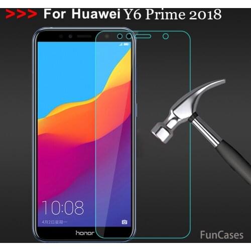 Tempered Glass For Huawei Y6 Prime 2018 Screen Protector For Huawei Y6 Prime 2018 ATU-L42 Y6Prime 2018 Protective Film Glass