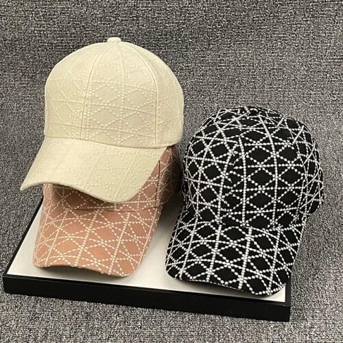 Womens Hats Korean Version of The INS Embroidery All-match Baseball Cap Spring and Autumn Western Style Fashion Niche Caps
