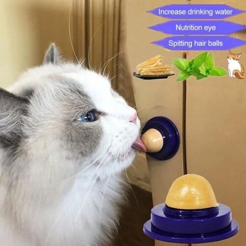 1/3/5pcs Healthy Cat Catnip Sugar Cats Snacks Licking Candy Nutrition Energy Ball Toys For Cat Kitten Playing Pet Cat Products