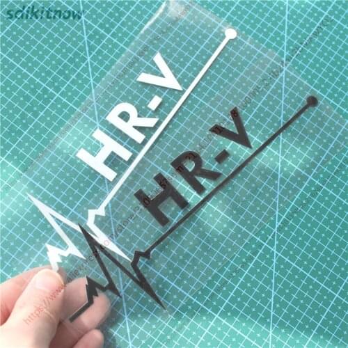 1pc New 7x20cm Heart Car Sports Decal Sticker Styling Windows Door Decoration For HONDA HR-V HRV 2018 2016 2015 accessories