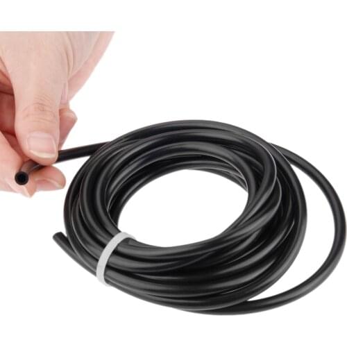 1Pc Chainsaw Fule Tank Spare Parts Black Oil Pipe Inner Diameter 3mm ,outer Diameter 5mm,3 Meter Length Garden Tools Parts