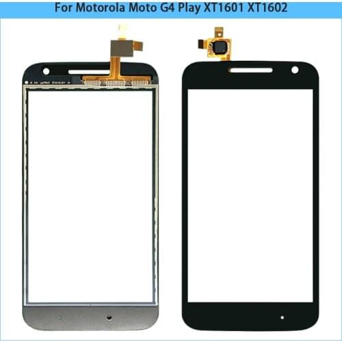 10Pcs Touchscreen For Motorola Moto G4 Play XT1601 XT1602 XT1603 Touch Screen Panel Digitizer Sensor LCD Front Outer Glass Lens