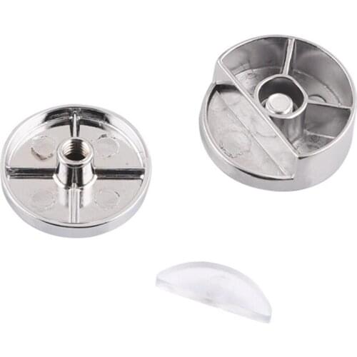 4Pcs Glass Clamp Bathroom Mirror Clips Zinc Alloy Glass Clip Shelf Support Brackets Holder B99