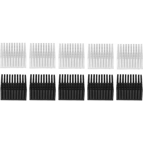 5PCS Aluminum Heatsink Module Heat Sink Cooling Fin Radiator Cooler Fin for Fan PCB Board 40 x 20 x 40mm Household AC