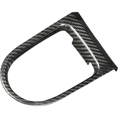 Car Gear Shift Panel Cover Carbon Fiber Car Stickers Decoration Styling Trim for Ford Mustang 2015-2019