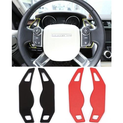 2 pcs Steering Wheel Gear Shift Paddles For Land Rover Discovery Sport RR Evoque Vogue For Jaguar XE XF F-PACE Car Accessories