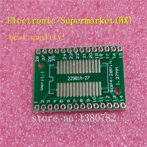 Free shipping 50pcs/lots SSOP28 TSSOP28 SOP28 To DIP28 Transfer Board DIP Pin Board Pitch Adapter