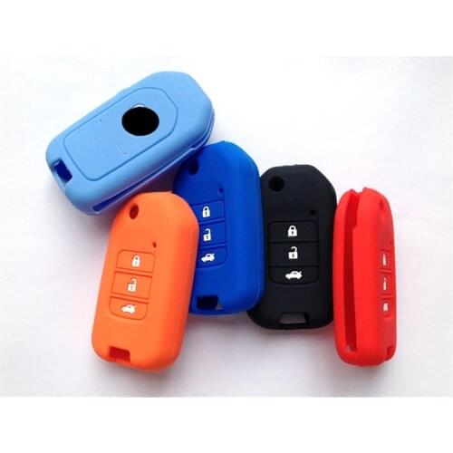 Car Flip Key Cover Case For Honda 2/3 Buttons Civic Accord City CR-V Jazz XR-V Vezel HR-V FRV Crider Odyssey Jade Accessories