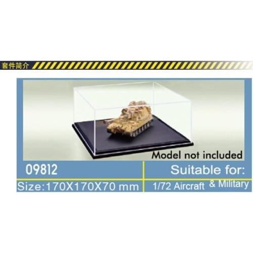 Trumpeter 100% original 09812 model display case display box 170mmx170mmx70mm suitable for scale miniature military model